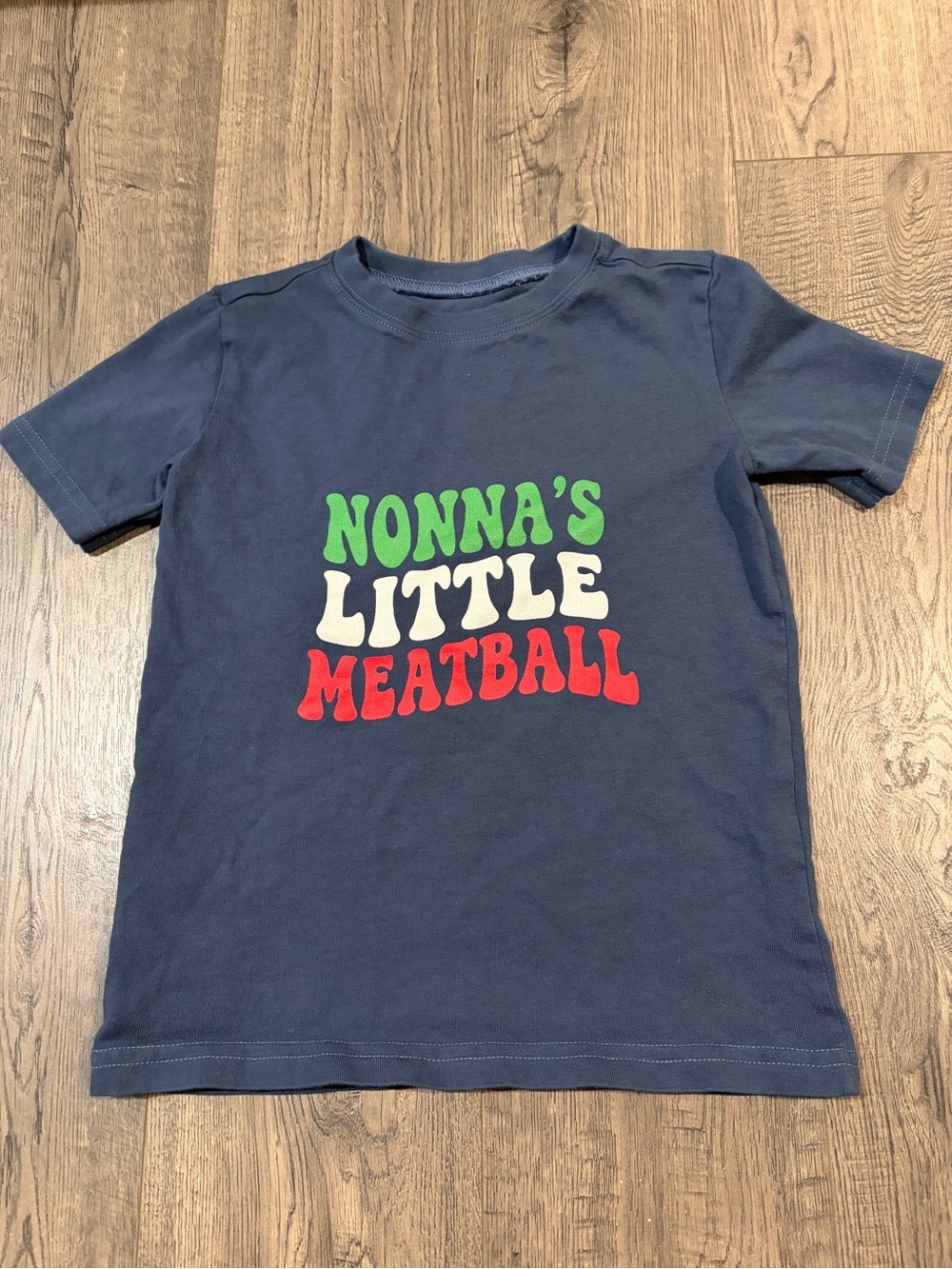Life Is Good Navy 'Nonna's Little Meatball' Graphic Tee